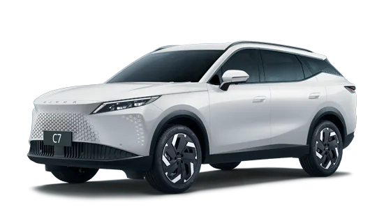 OMODA C7, цвет Искрящийся белый